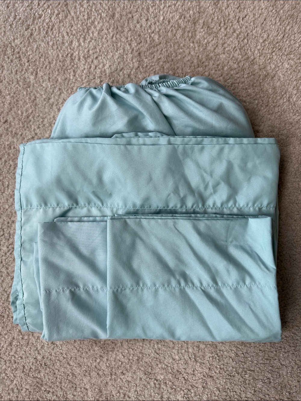 Room Essentials Light Green Twin XL Sheet Set